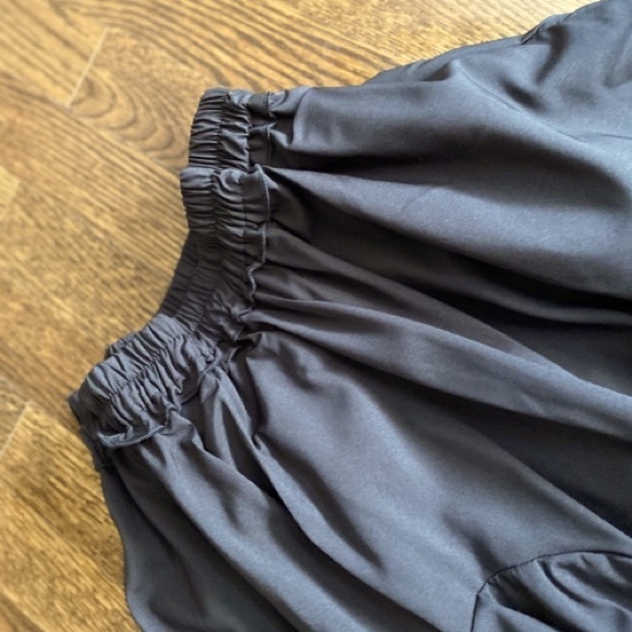 🔹New🔹Black Pleated Mini Boho Skirt - Picture 6 of 6